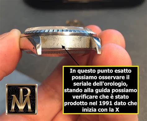 controllo seriale rolex|rolex clock serial numbers.